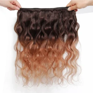 13x4 hd transparent lace frontal closure with ombre curly human hair bundles, 100% brazilian remy hair extensions